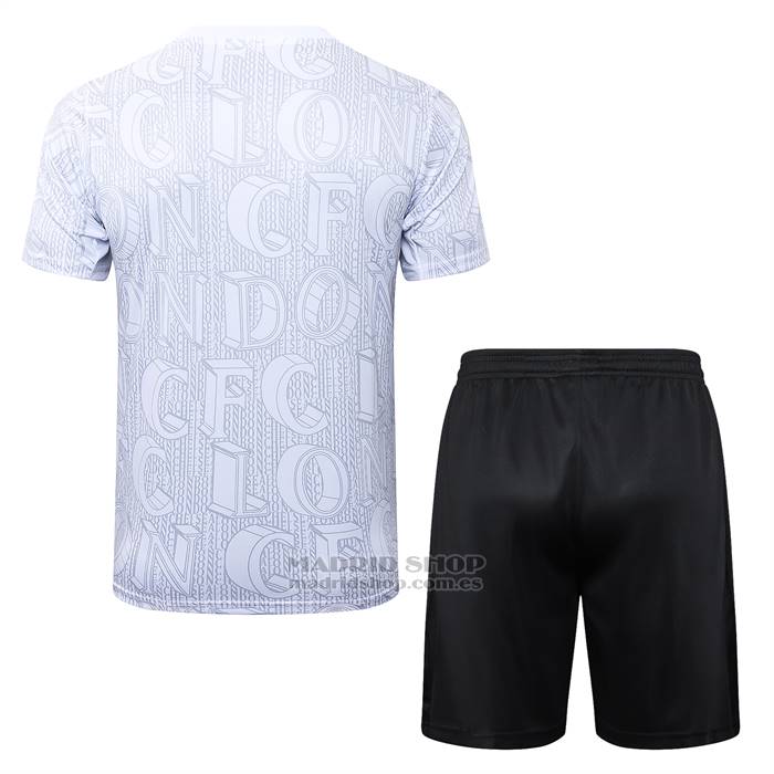 Chandal del Chelsea Manga Corta 2025-2026 Blanco - Pantalon Corto